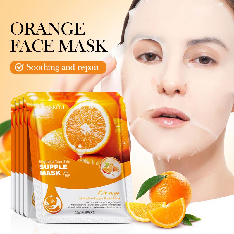 Máscara Facial Iluminadora de Laranja