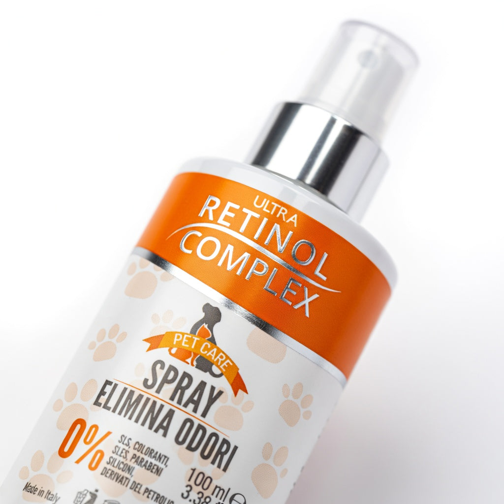 Spray Eliminador de Odores para Pets 100 ml - Retinol Complex