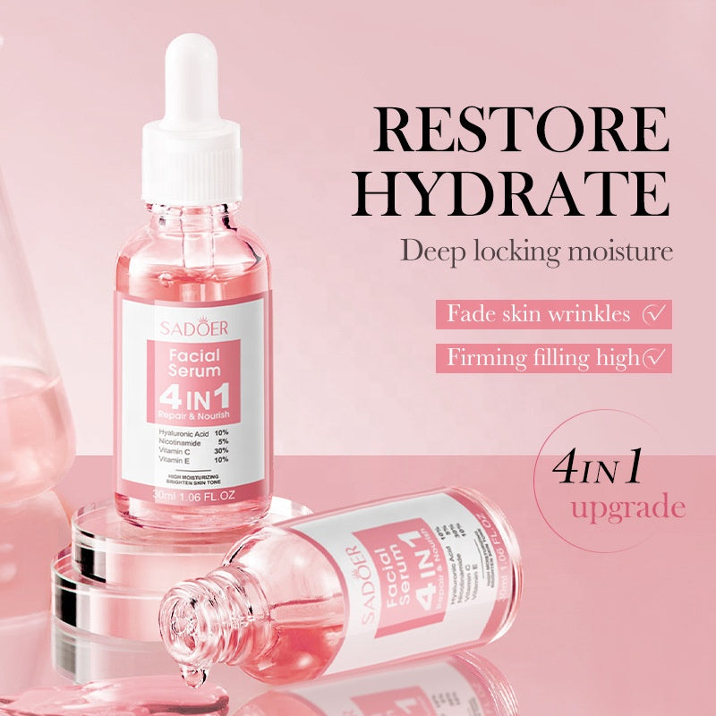 SÉRUM FACIAL 4 EM 1 REPARA E NUTRE 30ML SADOER